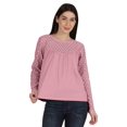 thumbnail image 1 of Moomaya Haut en Dentelle Style Victorien pour Femmes Manches Longues Tunique Décontractée Unie, 1 of 6