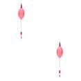 thumbnail image 1 of QualitChoice Canne à Pêche Dérivante Étanche Rotation 360° Mousse Lumineuse Alarme Dérivantes Forte Résistance à la Traction pour Eau Salée Rose 2ensemble, 1 of 6