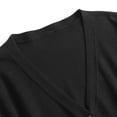 thumbnail image 3 of Dvkptbk Women’s Open Front Cardigan Button Knitted Plus Oversize Cardigan Outwear Spring And Fall V-neck Long Sleeve Cardigan, 3 of 5