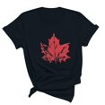 thumbnail image 3 of TopLLC Tenues du 4 Juillet pour Femmes Hauts d'Été pour Femmes, Hauts d'Été pour Femmes T-Shirt d'Été Basique à Manches Courtes Décontracté pour Femmes Blouse à Imprimé Feuille d'Érable de la Fête du Canada T-Shirt à Col Rond, 3 of 3
