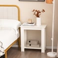 thumbnail image 2 of Gymax 2 PCS 2-Tier End Table Modern Sofa Bedside Compact Nightstand with Storage Shelf, 2 of 10