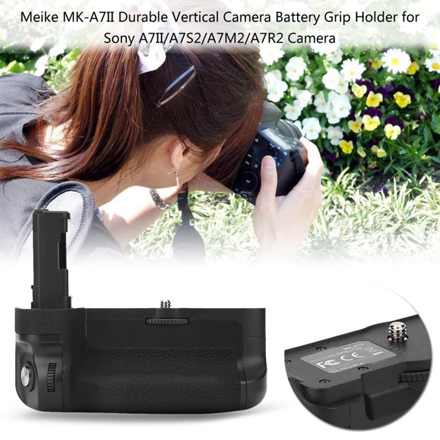 Battery Grip, Vertical Battery Grip Black For A7II A7S2 A7M2 A7R2 For Digital Camera