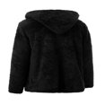 thumbnail image 4 of Men Warm Winter Fluffy Coat Fleece Jackets Hooded Outerwear, 4 of 6