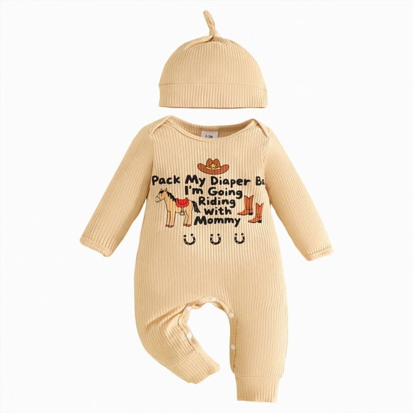 Gubotare Barboteuses Bébé Garçon Nouveau-Né Nouveau-Né Bébé Garçon Vêtements d'Automne Hiver Bouton Manches Longues Barboteuse Combinaison Mignonne Nourrisson une Pièce Tenue 0 3 6 9 12 18 24 Mois (Kaki,3-6 Mois)
