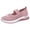 Pink_YYX, variant on Fsqjgq Slip On Sneakers Women Walking Shoes Sports Mesh Running Shoes Stylish Breathable Running Sneaker