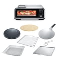 thumbnail image 2 of Kitchen Elite Four Grille-Pain Friteuse à Air Chaud Numérique 18 L, Four à Pizza à Convection, Argent, 2 of 8