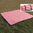 thumbnail image 4 of Bfogop Couvertures de Pique-Nique Lavables en Machine, 78 Pieds'x60 Pieds' Extra Grand Imperméable Résistante au Sable Pliable Compacte Couverture de Plage, Tapis Extérieur Surdimensionné pour Camping Printemps Été, Parc, Voyage Herbe, 4 of 6