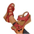 thumbnail image 4 of Gspmoly Women'S Sandals, Women'S Casual Open-Toe Wedge Sandals with Adjustable Ankle Strap, Comfortable Cushioned Insole, and Versatile Solid Colors for Spring and Summer Fashion Womens Sandals, 4 of 4