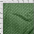 thumbnail image 3 of oneOone Georgette Viscose Tissu Vert Alphabet Matière de Robe Tissu Imprimé Tissu au Mètre 42 Pouces de Large, 3 of 5