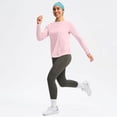 thumbnail image 2 of Besolor Hauts d'Entraînement pour Femmes à Manches Longues Légers UPF50+ Protection Solaire UV Course Randonnée Chandails Athlétiques de Gym, 2 of 7