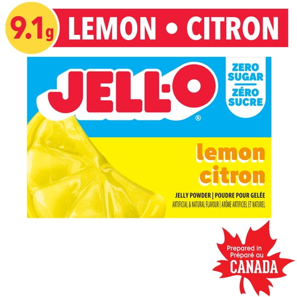 Jell-O Lemon Jelly Powder Light, Gelatin Mix