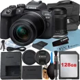 thumbnail image 1 of Canon EOS R10 Mirrorless Camera with RF-S 18-150mm Lens + 128GB Memory Card + Case + ZeeTech Accessory Bundle, 1 of 8