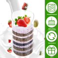 thumbnail image 4 of 50 Pcs Tasses à Dessert avec Cuillères 80ML/2.7oz Tasse à Apéritif Inclinée Mini Tasses à Parfait Transparentes Réutilisables en Plastique Tasse à Mousse Empilable Tasse à Puddings pour Fête à la Maison Dessert, 4 of 9