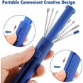 thumbnail image 5 of 7Pcs/Set Steel Earpick Wax Remover Piercing Kit Ear Wax Pickers Earwax Curette Spoon Care Ear Clean Toolear Cleaner (Color : Orange), 5 of 5