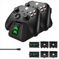 thumbnail image 1 of Charging Dock Station for Xbox Series X & S Game Controller Charger with 2PCS 1800mAh Battery Pack For Xbox One X/S/Elite, 1 of 8