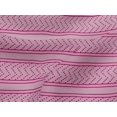 thumbnail image 4 of oneOone Tissu Jersey en Viscose, Tissu Imprimé à Blocs Chevron, 1 Yard, 60 Pouces de Large, 4 of 5