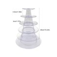 thumbnail image 4 of QualitChoice 6 Tiers Cupcake Display Rack Stand Macaroon Macaroon Display Cake Stand Birthday Party Wedding Decoration, 4 of 6