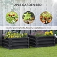 thumbnail image 4 of Outsunny 2' x 2' x 1' Raised Garden Bed with Color Steel Frame, 4 of 10