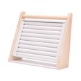 thumbnail image 1 of jinwen Rings Display Stand Tray Vertical Holder for Studs Jewelry Organizer Dresser White, 1 of 9