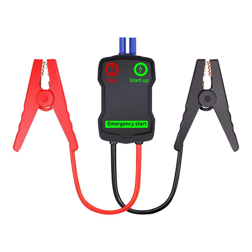 TONAIN Car Jump Starter EC5 Plug Cable, 12V Heavy Duty Booster Alligator Clamp Clip Connector, Portable Emergency Battery Power Pack Wire for Auto Vehicles