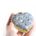 thumbnail image 4 of 4 Pcs Miroir Compact Rétro Floral Double Face Mini Miroir de Maquillage Miroir de Poche, 4 of 5