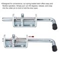 thumbnail image 3 of Unique Bargains Barrel Bolt Latch, 1 Pack 12x165mm - Carbon Steel Galvanized Spring Loaded Gate Latch Pin for Door (Silver), 3 of 5
