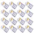 thumbnail image 1 of 100PCS Ethernet Cable Crimp Connector RJ45 End Cat 6A Network Cable Connector, 1 of 8