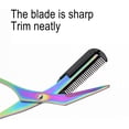 thumbnail image 4 of Reduce Price! WSBDENLK Eyebrow Trimmers Scissor 2024 New Eyebrow Scissors With Comb Precision Eyebrow Trimming Scissors Non-Slip Eyebrow Cutter Hair Removal Eyebrow Scissors, 4 of 5