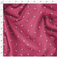 thumbnail image 4 of Soimoi Pink Poly Georgette Fabric Flying Stork Bird Print Sewing Fabric Yard 52 Inch Wide, 4 of 5