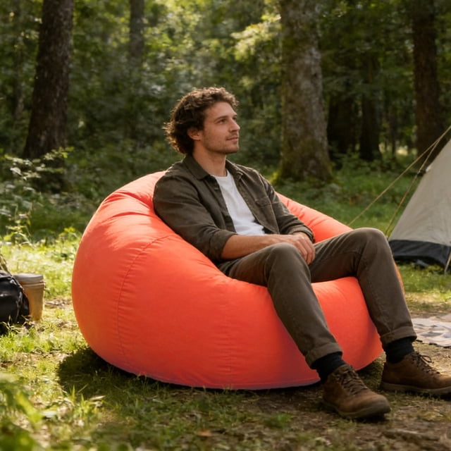 BotaniNest Portable Inflatable Air Sofa For Outdoor Camping Beach Picnic Festival Comfortable