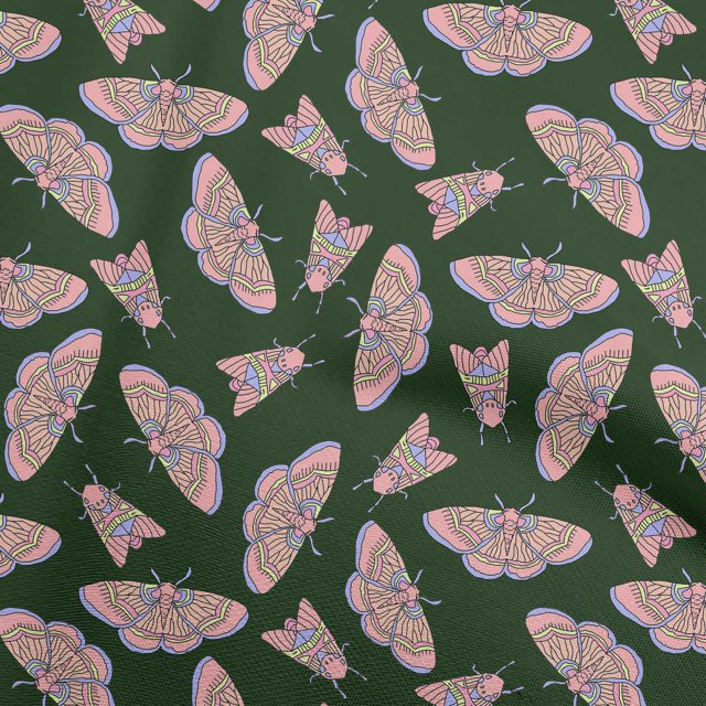 oneOone Velvet Dark Green Fabric Sewing Craft Projects Fabric Prints By Yard 58 Inch Wide-DM