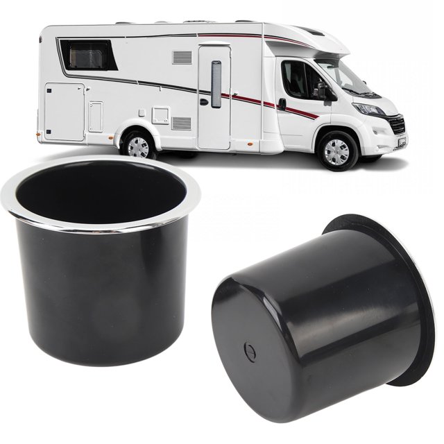 Insert de Porte-Gobelet, Profondeur Suffisante Porte-Gobelet RV 2 Pcs Durable Robuste Polyvalent pour Yacht