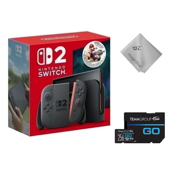 New TEC Nintendo Switch 2 Console Bundle with Mario Kart World