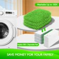 thumbnail image 3 of JUNWELL Reusable Microfiber Mop Pads Compatible with Swiffer Sweeper- 4 Pack Dry Sweeping Cloths & Wet Mopping Cloths - Washable Wet Pads Refill for Mopping Floors (Mop is not Included), 3 of 7