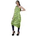 thumbnail image 4 of Moomaya Robe Kurti à une Épaule Imprimée pour Femme, Sans Manches, à Col Bénitier, Style Bohème, Tenue de Soirée de Designer, 4 of 7