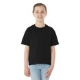 thumbnail image 1 of Jerzees Youth DRI-POWER Active Short Sleeve Crew T-Shirt, M, Black, 1 of 2