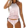 thumbnail image 1 of Women's Printed Tankini 2 Piece Swimsuit - Adjustable Straps & Removable Pads - S-XXL, 1 of 3