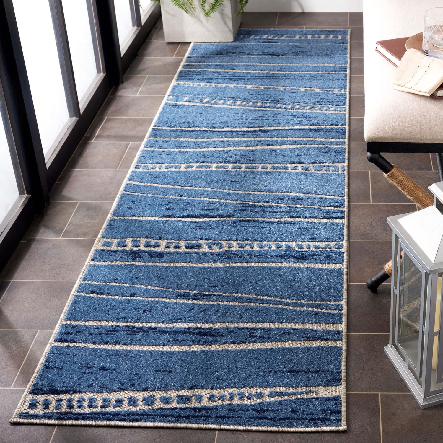 SAFAVIEH Cottage Neville Geometric Indoor/Outdoor Area Rug