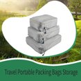 thumbnail image 4 of Siruishop Compression Travel Durable Portable Packing Bags Storage for Clothing Gray, 4 of 9