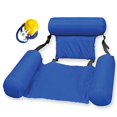 thumbnail image 1 of Inflatable Floating Row Backrest Inflatable Floating Bed Durable Portable Water Recreation Lounge Chair, 1 of 8