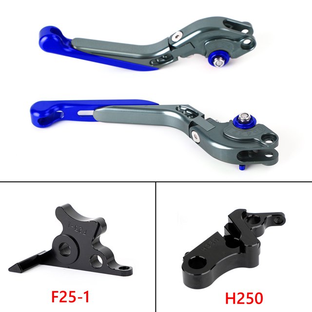 Adjustable Extendable Brake & Clutch Lever for Honda CBR500R CB500F/X 19-21 Blue
