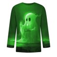 thumbnail image 4 of Birdeem T-Shirts à Manches Longues pour Hommes Imprimé Col Rond Mode Décontractée Manches Courtes Blouses Chemises Manches Longues Chemises de Noël pour Hommes, 4 of 4