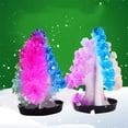 thumbnail image 2 of Qiulaii 3pcs Crystal Growing Christmas Tree Kit - Magic Science Experiment with Instant Colorful Crystal Foliage, Fun Holiday Activity & Educational STEM Toy for Family, 2 of 6