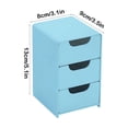 thumbnail image 3 of Rvkxad Plastic Drawer Storage Organizer, Stackable Sliding Drawers for Bedroom Kitchen Pantry, Small Parts Organizer, 3 of 6