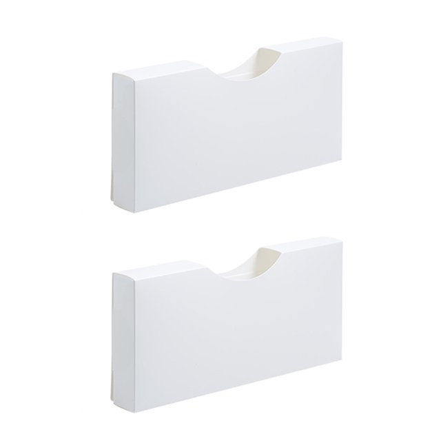 2Pcs Trash Bag Box Dispenser Kitchen Garbage Bag Organizer Plastic Bag Box Holder