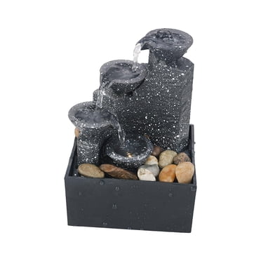veasfak Fontaine de Table Fengshui Décorative Cascade de Table Fontaine de Méditation 003