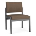 thumbnail image 1 of Fauteuil d'Appoint Sans Accoudoirs Lenox en Acier pour Réception / Acier Charbon / Brun, 1 of 5