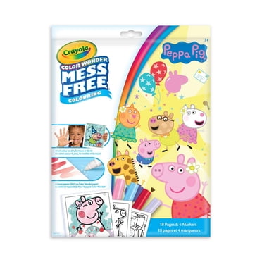 Crayola Color Wonder Mess-Free Colouring Pages & Mini Markers, Peppa Pig