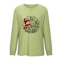 thumbnail image 5 of Blouses pour Femmes Imprimé Décontracté Noël Manches Longues Col Rond Hauts T-Shirts Surdimensionnés pour Femmes en Solde, 5 of 5
