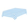 thumbnail image 2 of Penkiiy Checkered Tablecloth 554 x 108 Inch Plastic Plaid Tablecloth Vinyl Tablecloth with Flannel Backing Party Table Cloth Oilcloth Waterproof Tablecloth, 2 of 9